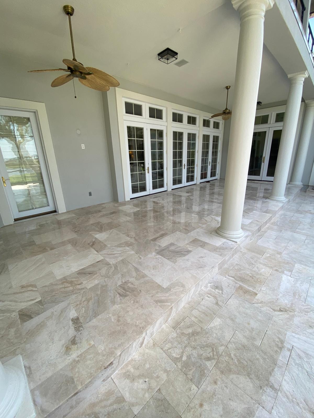 Professional outdoor tile installation