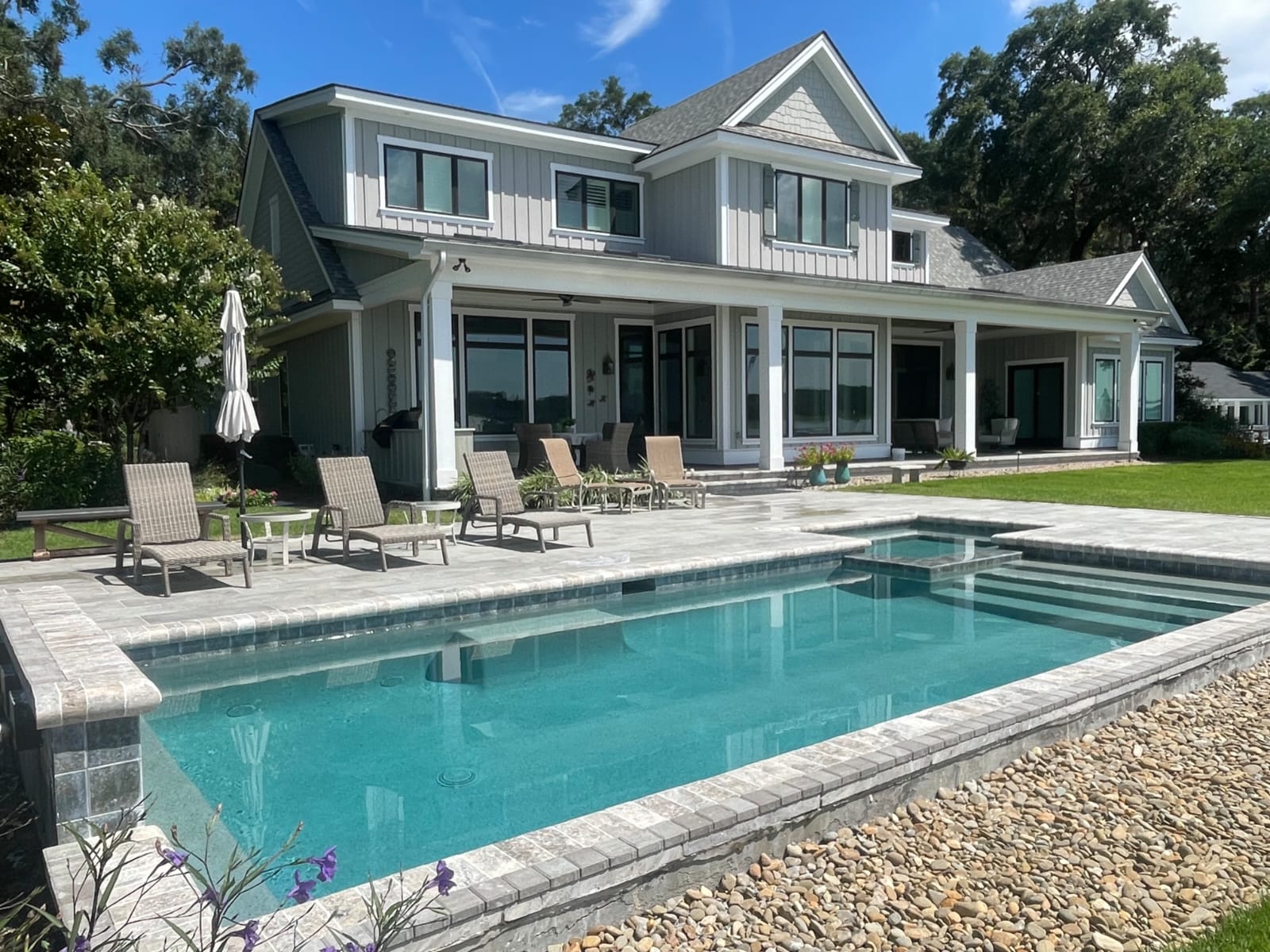Resort-style outdoor living